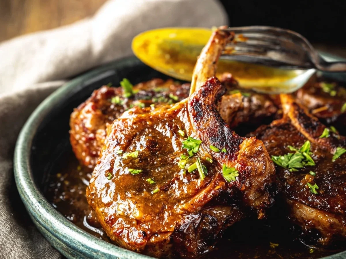 Tender Crock Pot Mississippi Lamb Chops - Featured Image