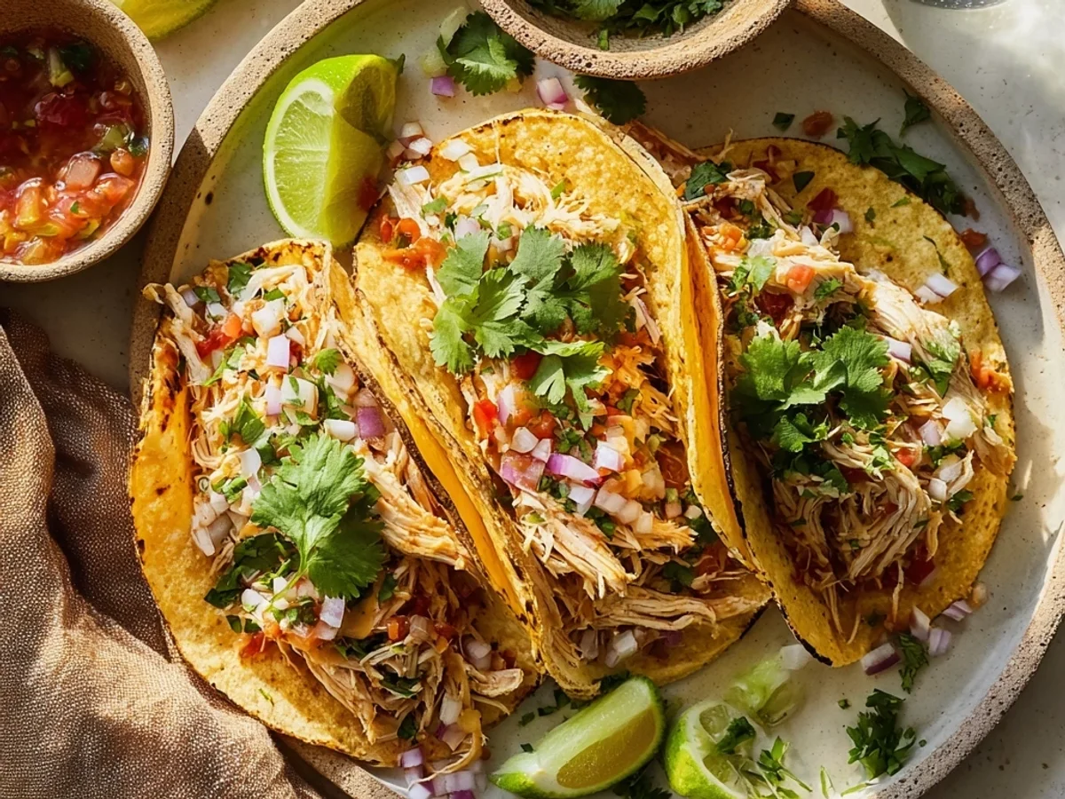 Tender Crockpot Chicken Tacos: An Easy Weeknight Recipe - Featured Image