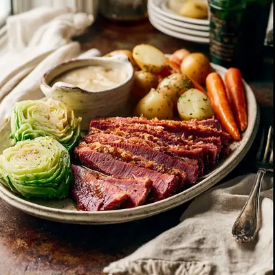 Tender Instant Pot Corned Beef & Cabbage
