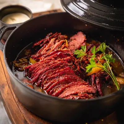 Tender Non-Alcoholic Beer Corned Beef Brisket