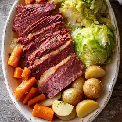 Tender Slow Cooker Corned Beef Recipe