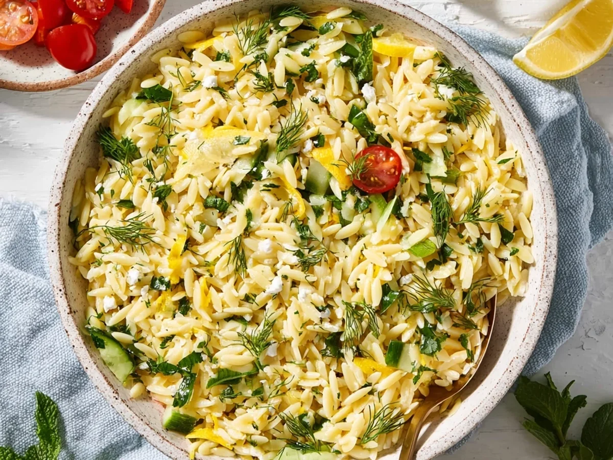 Zesty Lemon Orzo Salad: Bright, Fresh & So Simple - Featured Image