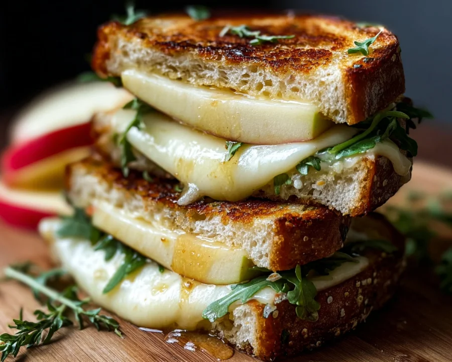 Apple Brie Grilled Cheese: Gourmet Sandwich