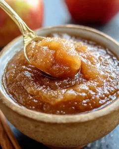 Crockpot Cinnamon Applesauce