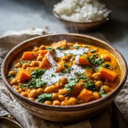 Sweet Potato Chickpea Curry