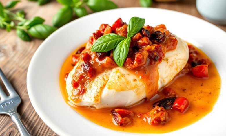 Chicken with Creamy Sun Dried Tomato Sauce