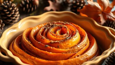 Spiral Sweet Potato Bake