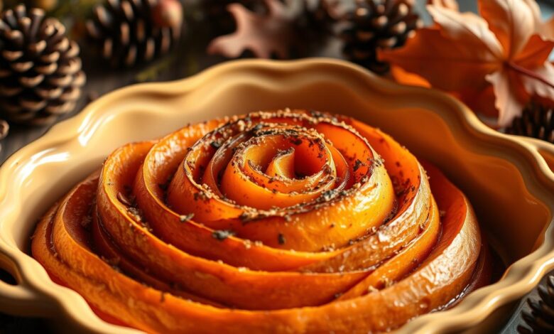 Spiral Sweet Potato Bake