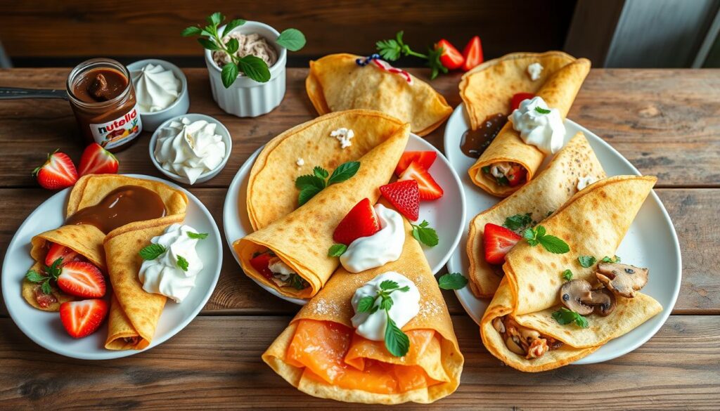 Sweet and Savory Crepe Fillings