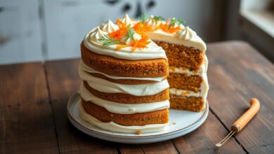 carrots cake with frosting super fluffy.