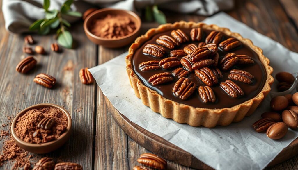 chocolate pecan tart