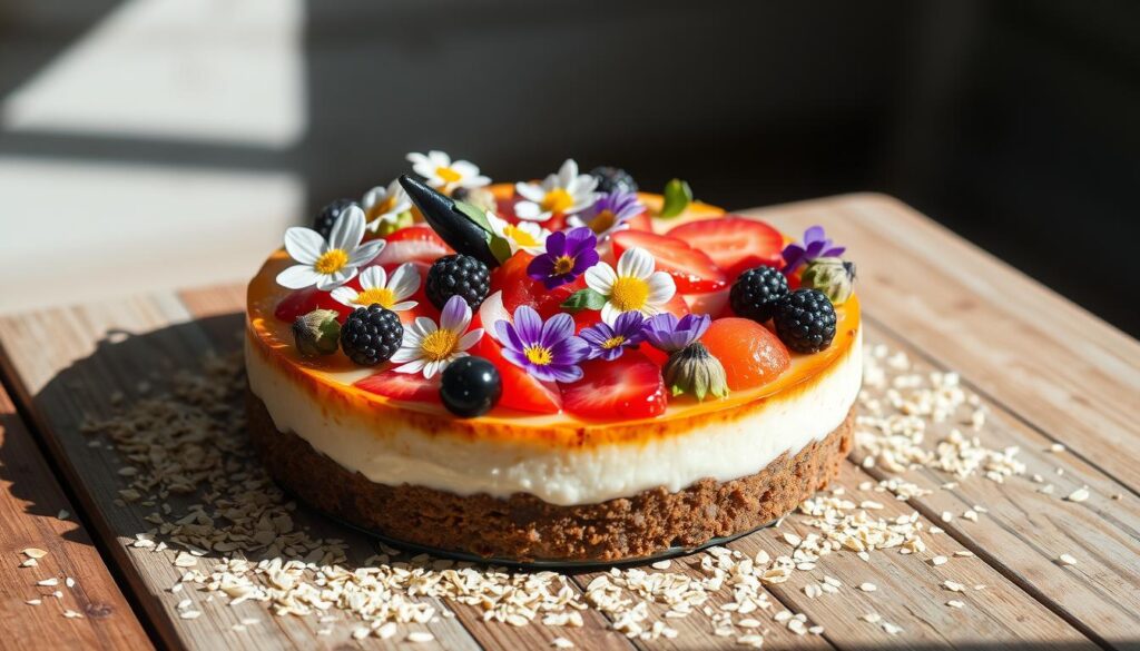 plant-based cheesecake