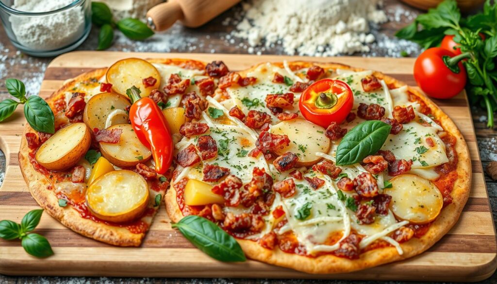 potato pizza toppings