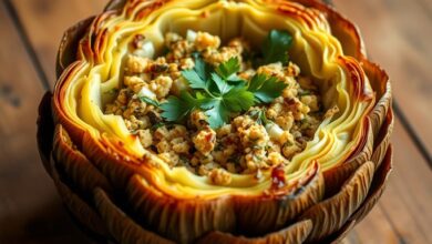 Baked Stuffed Artichoke recipe