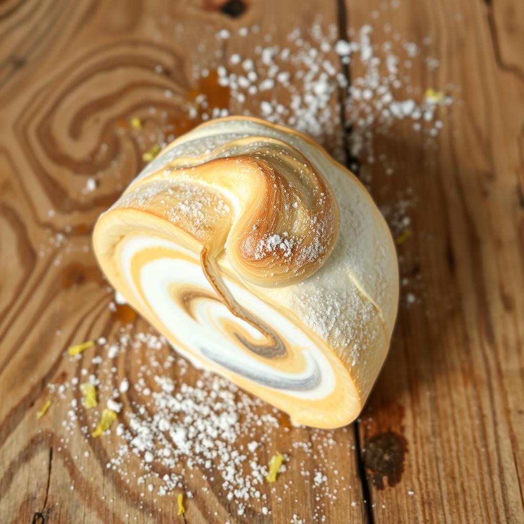 Baked meringue