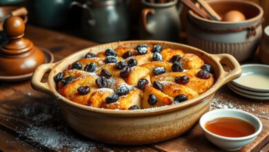 Bread Pudding with raisins