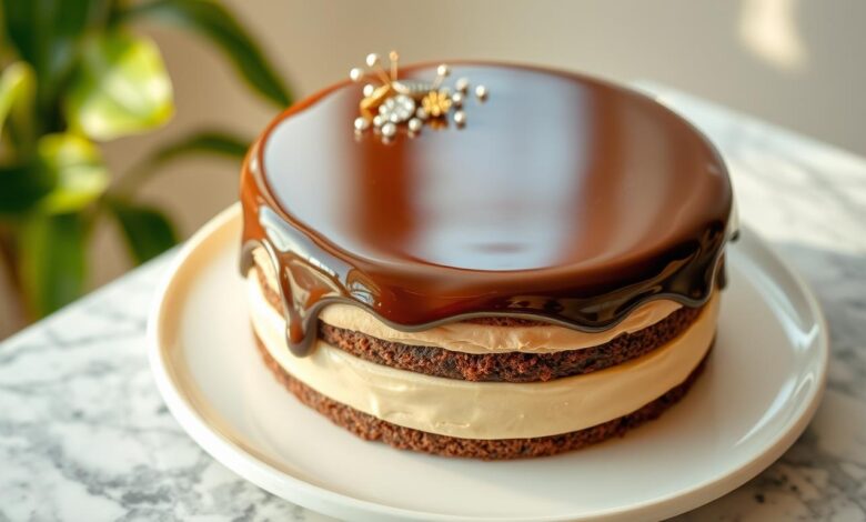 Chocolate Mirror Glaze