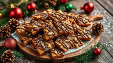 Christmas Pretzel Peanut Cracker Toffee!