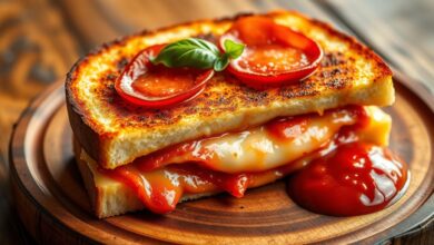 Grilled Cheese Pizza Sandwich