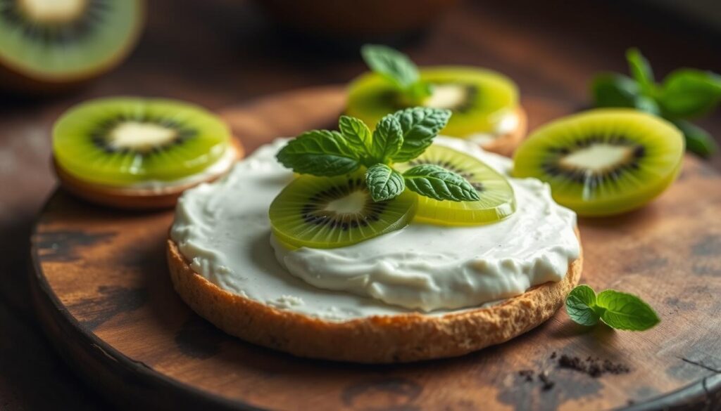 Kiwi Cream Cheese Disk