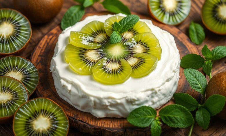 Kiwi Cream Cheese Disk