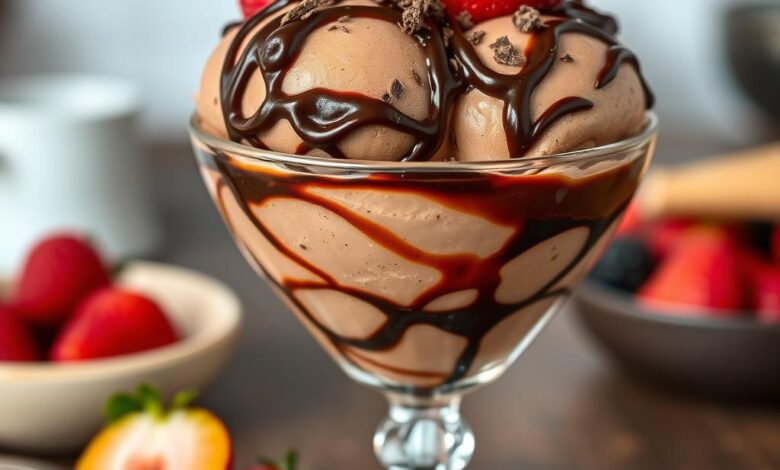 No-Bake Chocolate Cheesecake Ice Cream