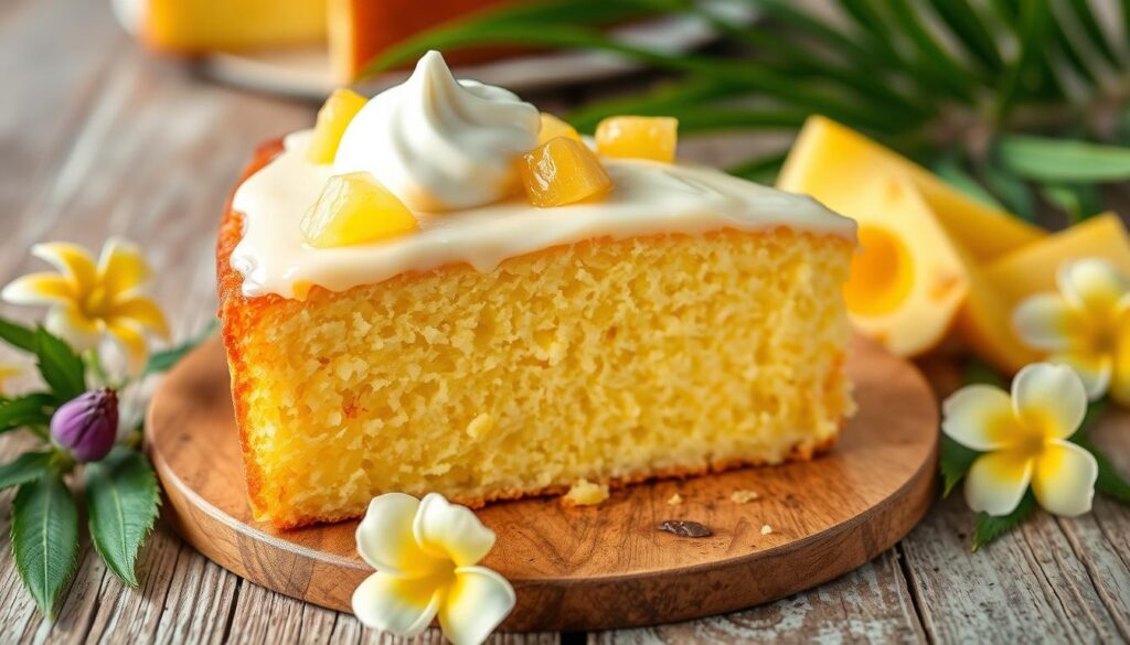 Pineapple Cream Cheese Pound Cake