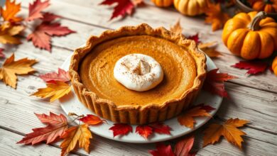 Pumpkin mascarpone pie