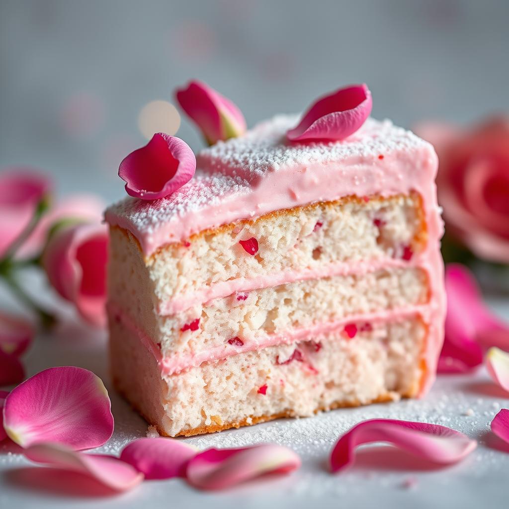 Rose Milk Cake texture