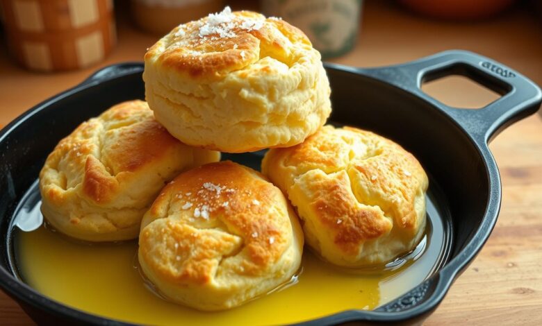 Sourdough Butter Swim Biscuits