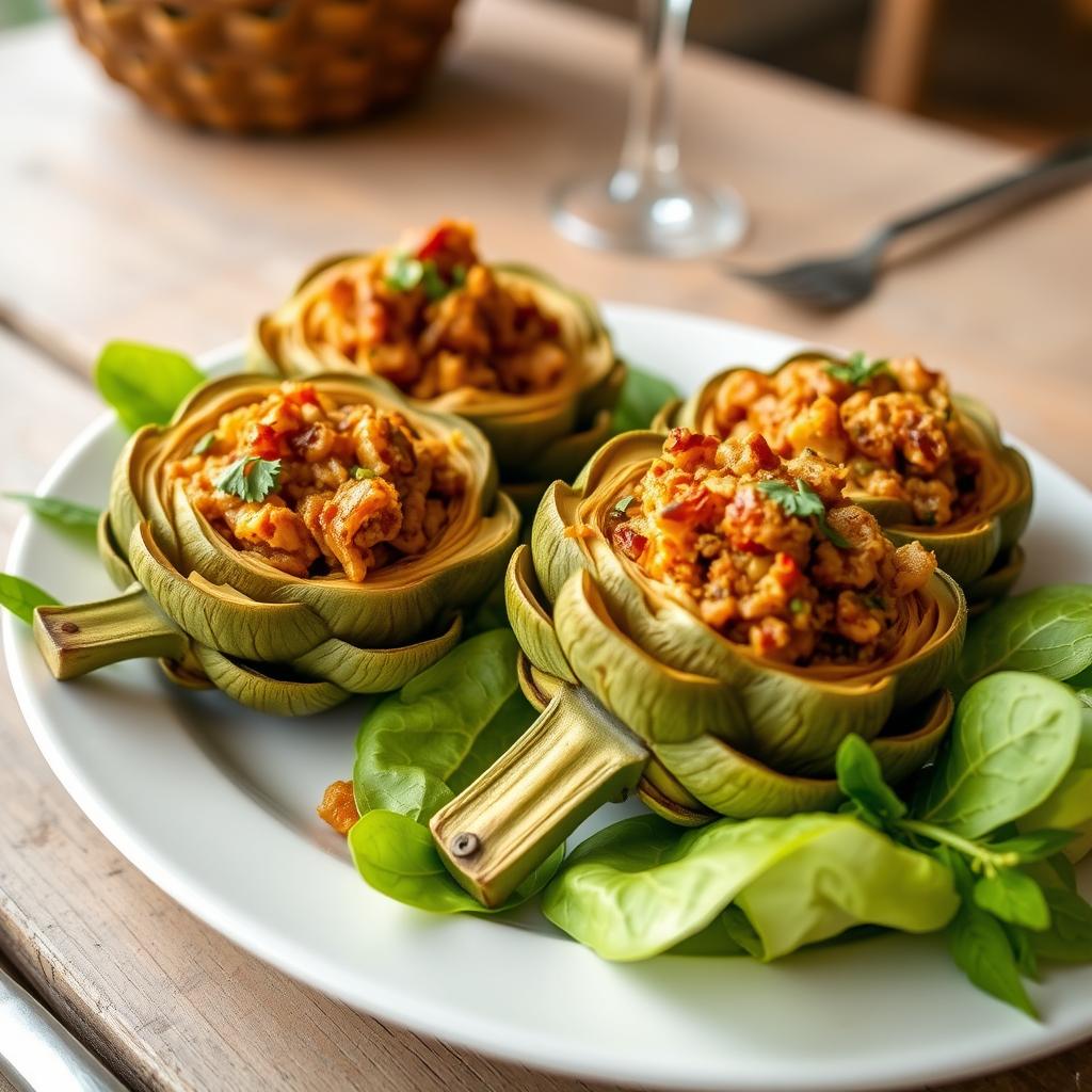 Stuffed artichoke