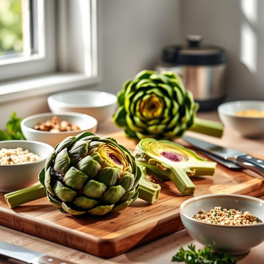 artichoke preparation