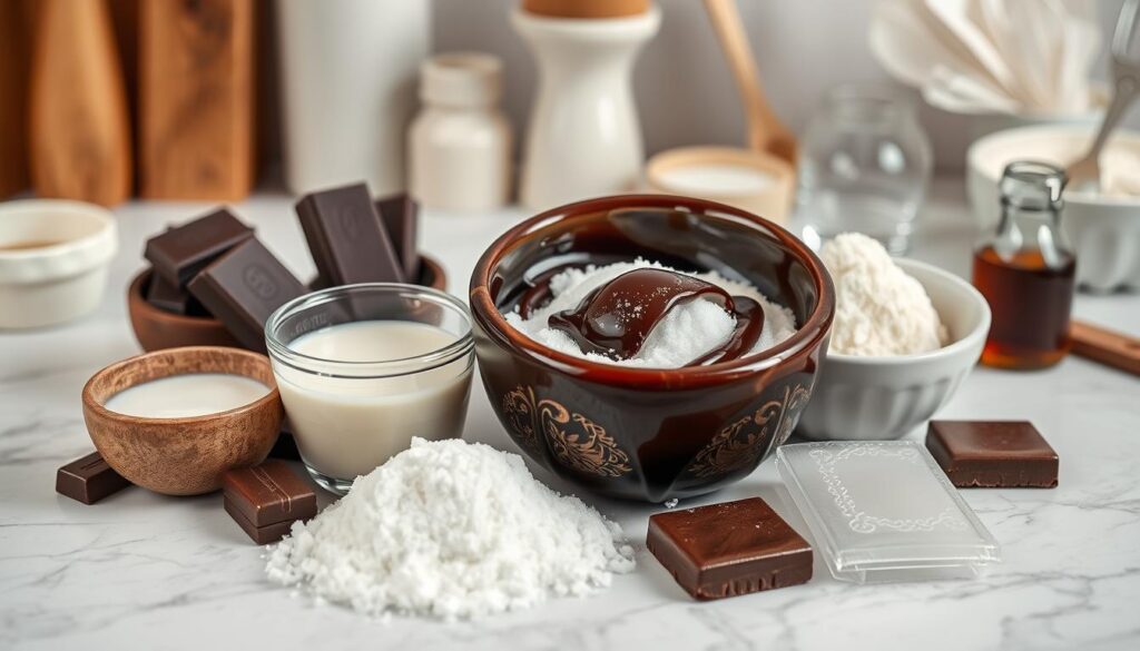 chocolate mirror glaze ingredients