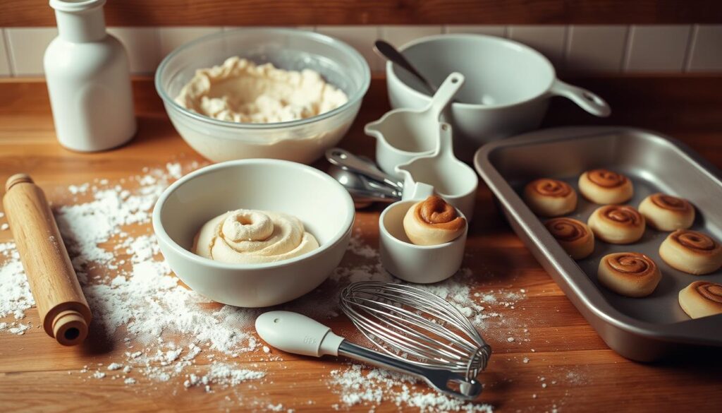 cinnamon roll tools