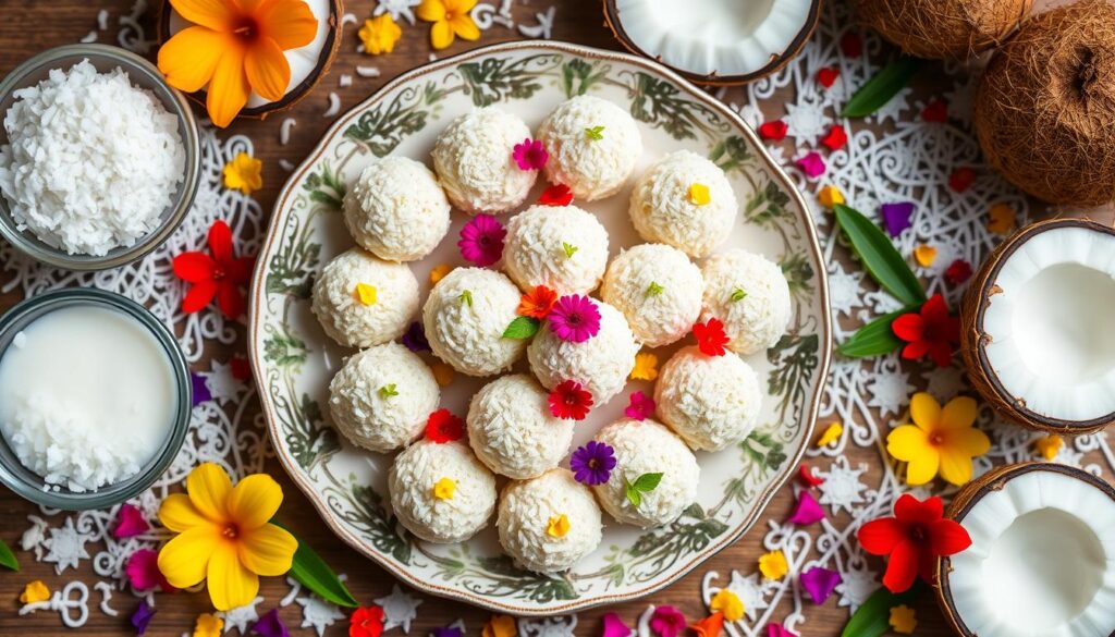 coconut ladoo sweet recipe