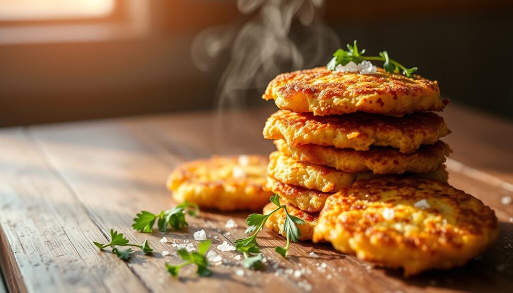 crunchy potato cakes