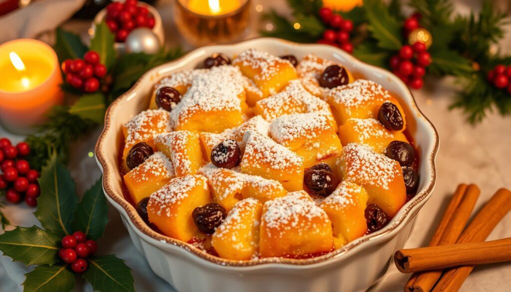 holiday bread pudding