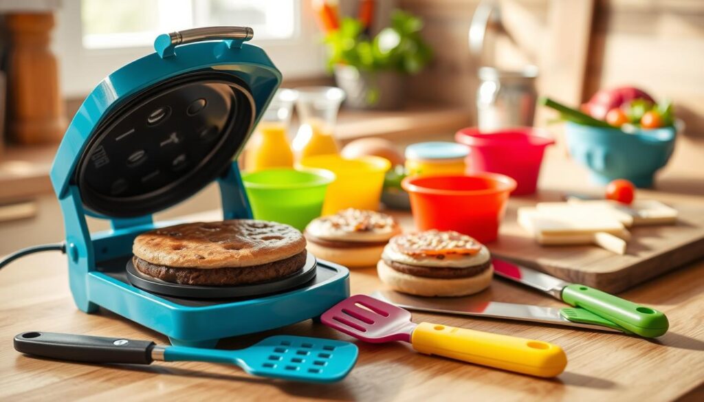 kitchen tools for mini burgers