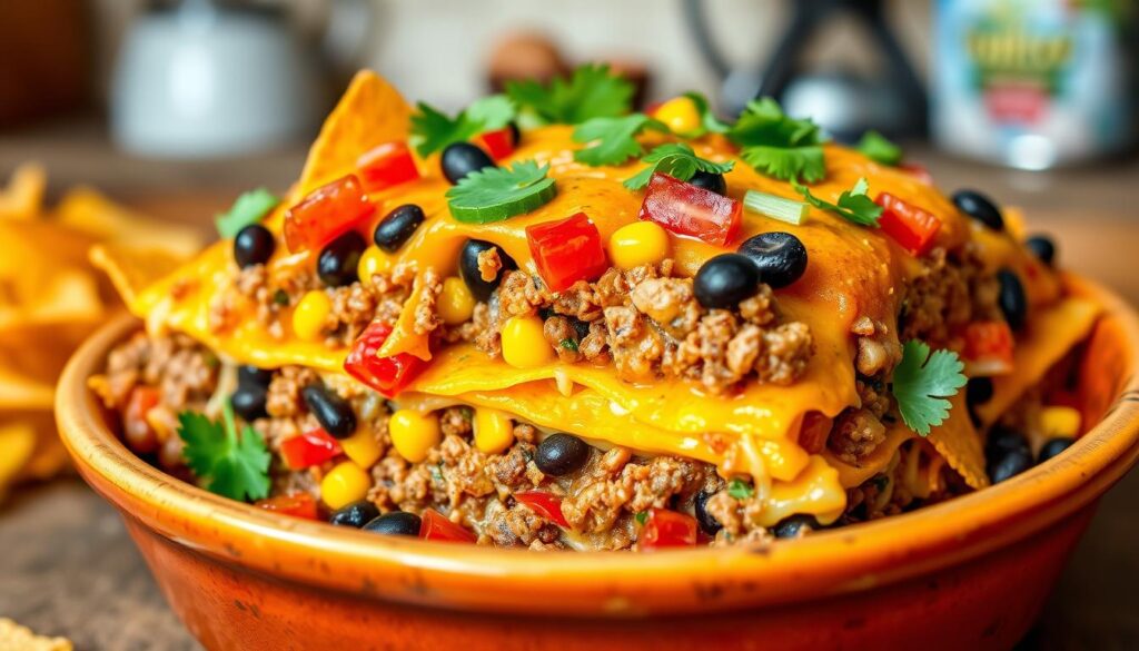 layered taco casserole