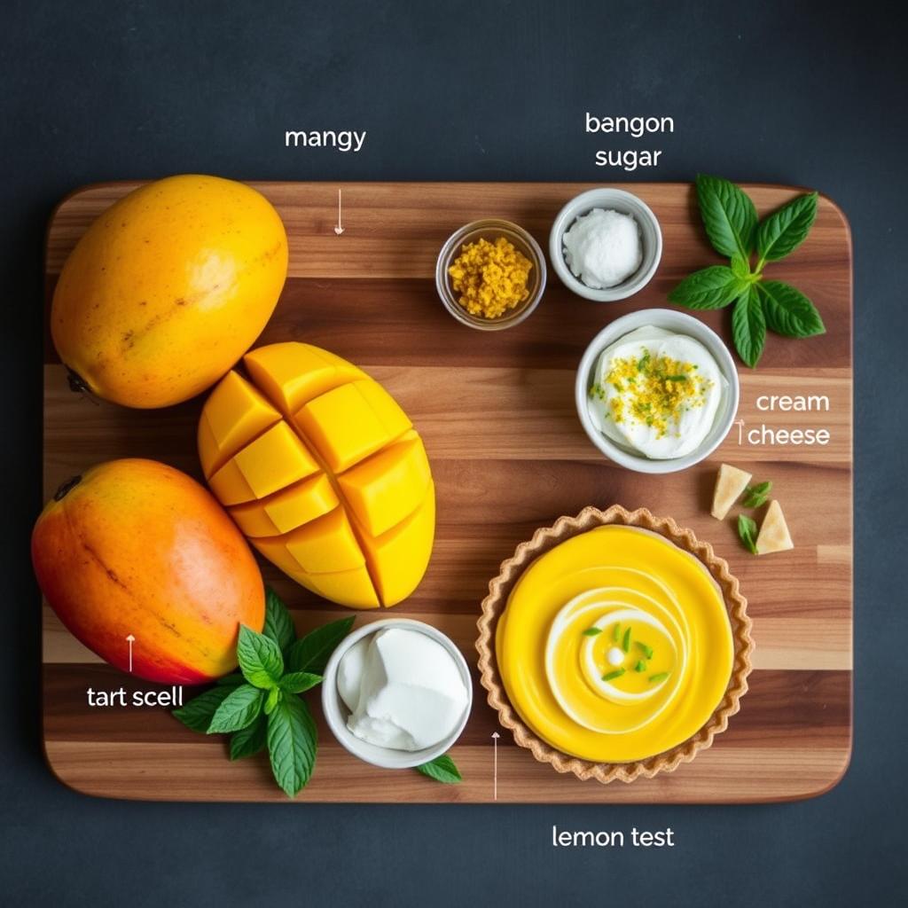 mango tart ingredients