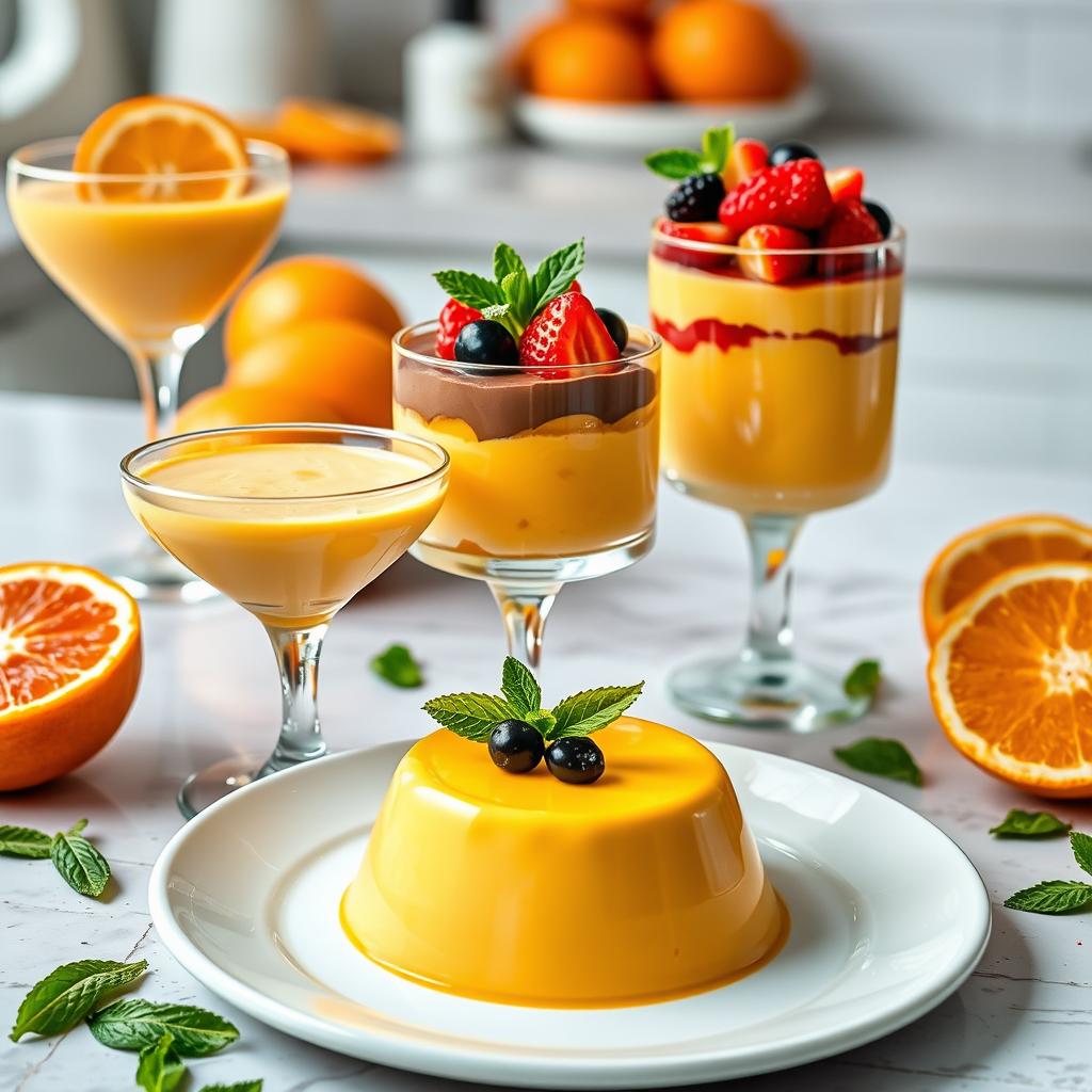 orange mousse variations