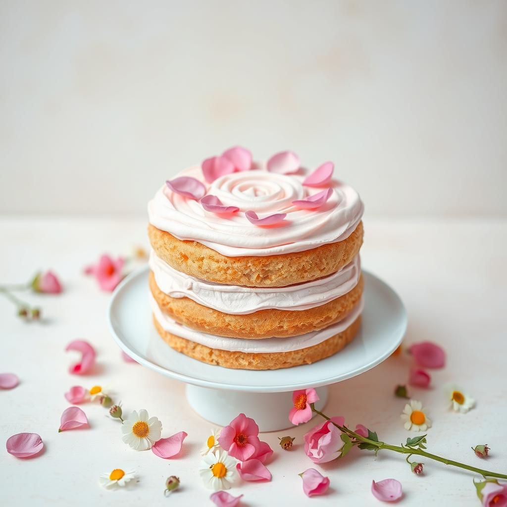 rose flavored cake