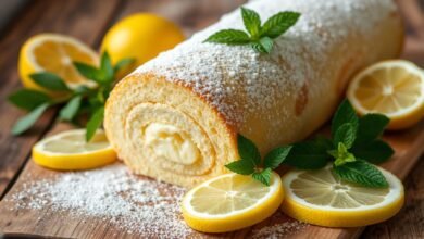 Lemon Cake Roll