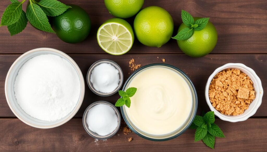 Lime cream cake ingredients