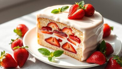 Ninho Milk Cake with Strawberries