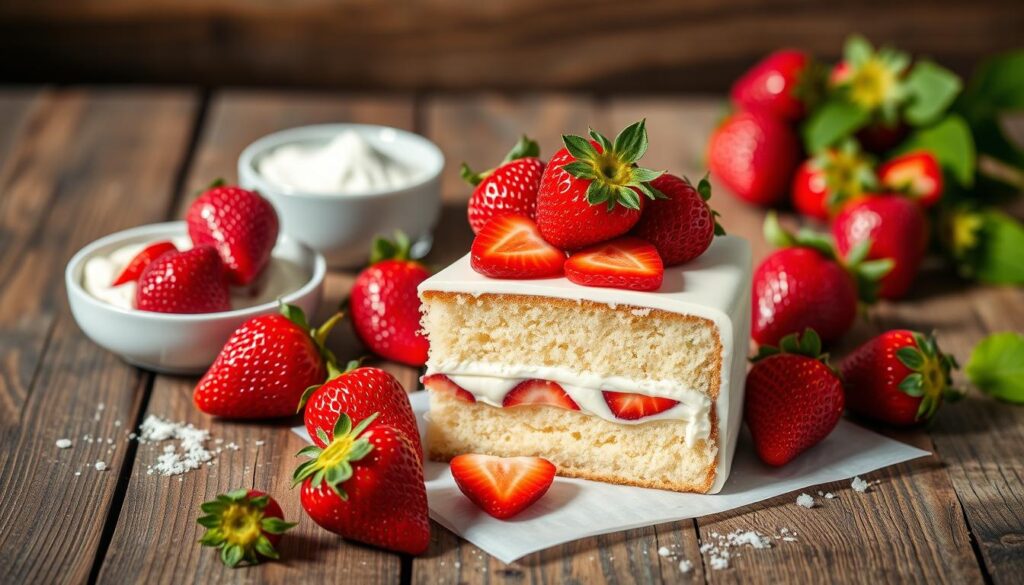 Ninho Milk Cake with Strawberries Nutrition