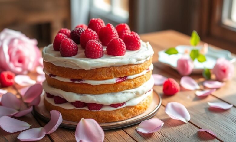 Raspberry Cake: A Sweet, Fruity Delight