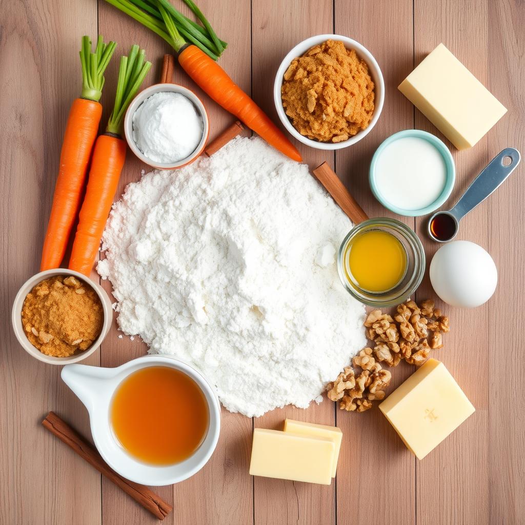 carrot cake cookies ingredients