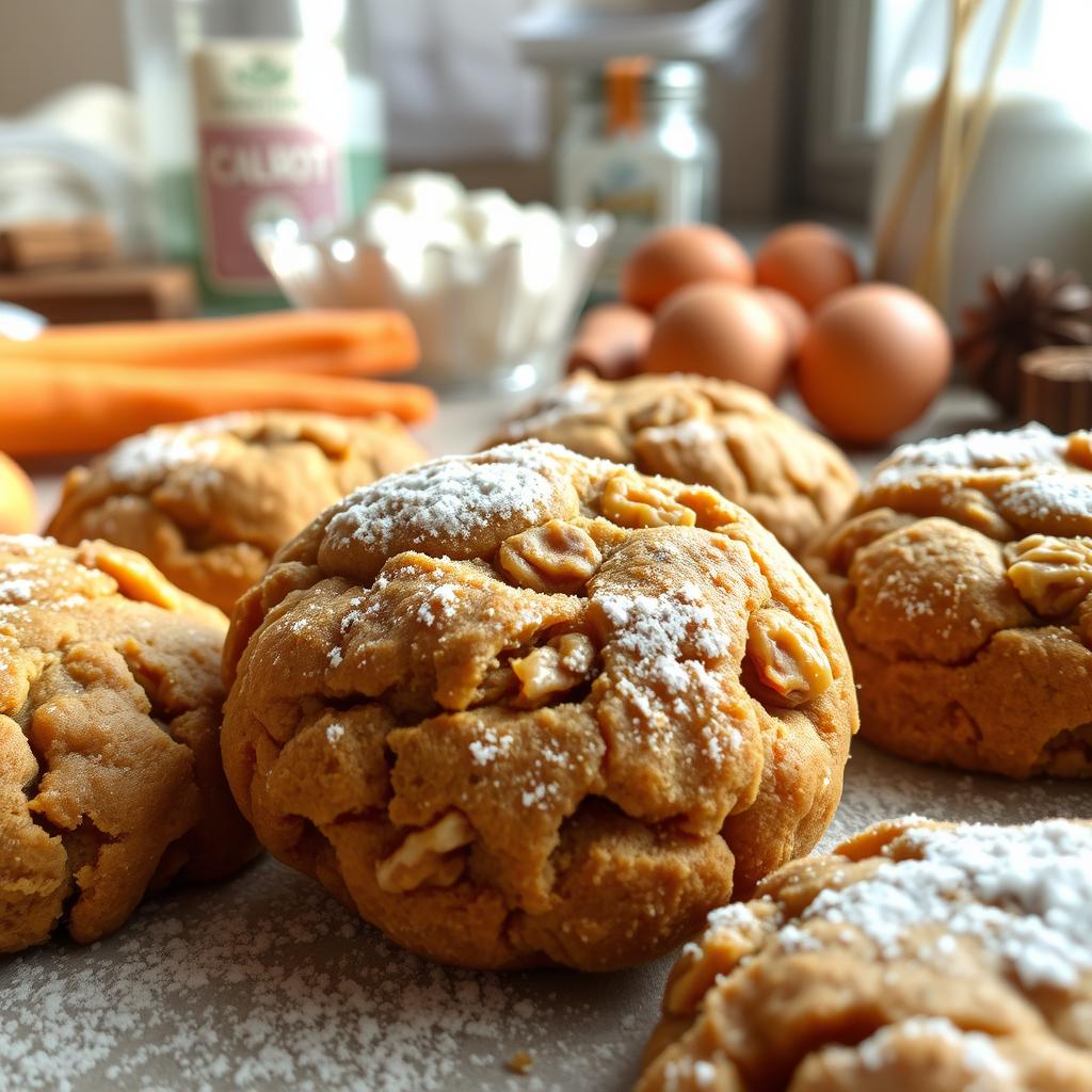 chewy carrot cake cookies