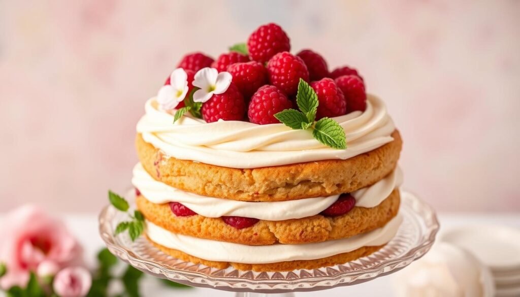 raspberry cake decoration